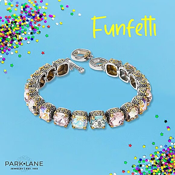 NWT Park Lane Baby Signature Funfetti Tennis Bracelet - Picture 6 of 6